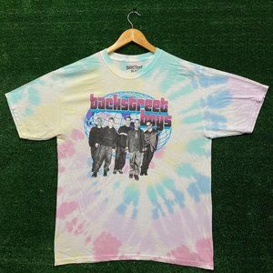 Backstreet Boys tie dye shirt size L